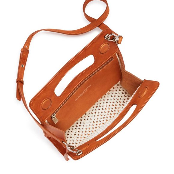 NWT!! gorgeous CREATURES OF COMFORT Gilda Bag - Suede Grey/ Blue - Picture 6 of 12